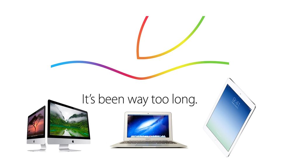 Apple har invitert til en lansering torsdag 16. oktober, og designet på invitasjonen er likt designet på logoen for Mac-ens 30-års-jubileum. Det kan borge for nyheter på Mac-fronten, men det ryktes også en oppdatert iPad.  