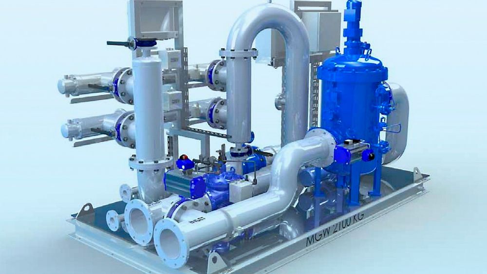 Optimarin spesialiserer seg på å lage rensesystemer for vannballast på skip.