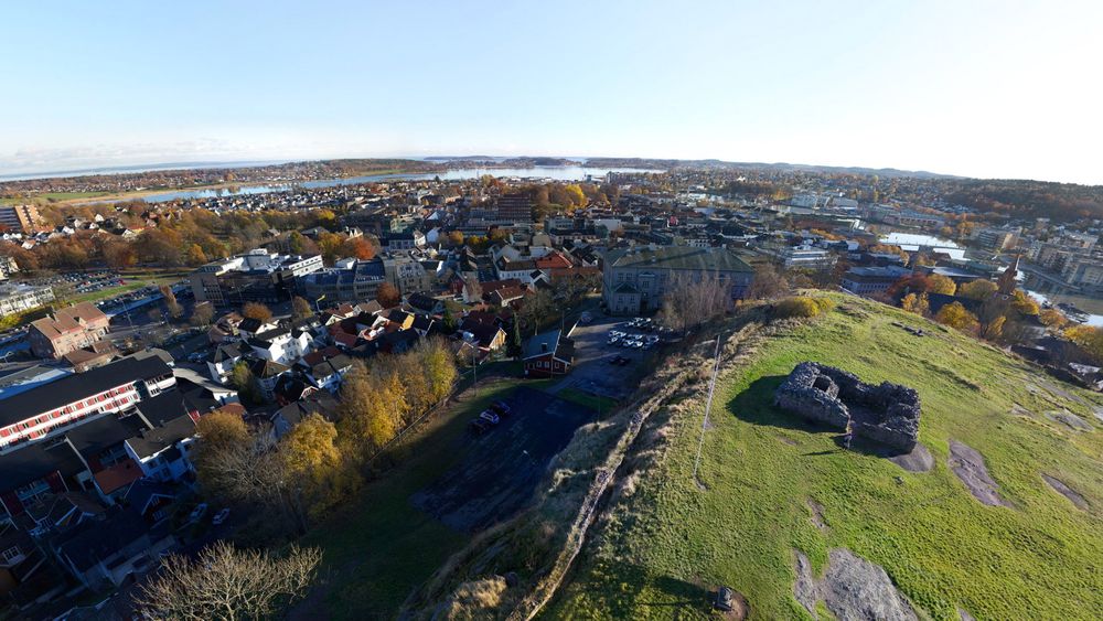 GIGA: Bildet fra Tønsberg er på hele 8 gigapiksler. Foto: Eirik Helland Urke