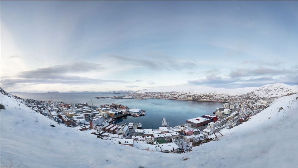 Hammerfest: Zoom inn på gigapikselbildet vårt. Foto: Eirik Helland Urke