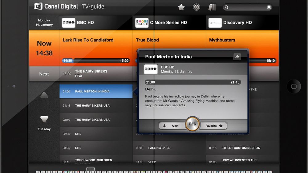 Styr opptakene fra iPaden: Canal Digital har lansert en ny nettportal og nye apper for iOS som gir kundene kontroll over PVR-boksen uten å være hjemme.  