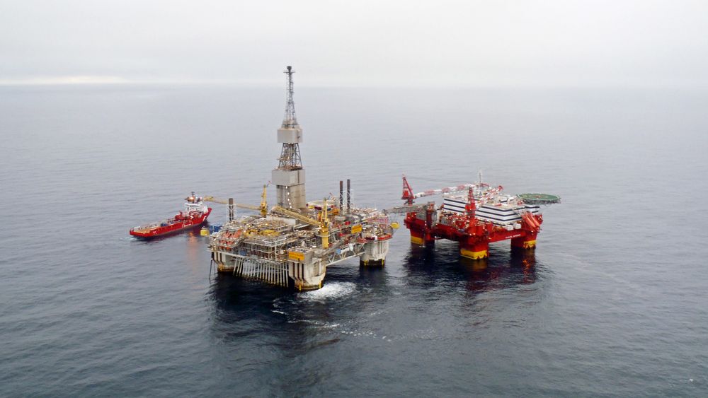 Njord: Floatel Superior ble brukt som boligplattform ved Njord A i forbindelse med vedlikholdsoppdrag.