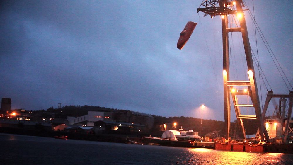 Etter dette rekorddroppet er livbåten sertifisert til dropp fra 47 meter.