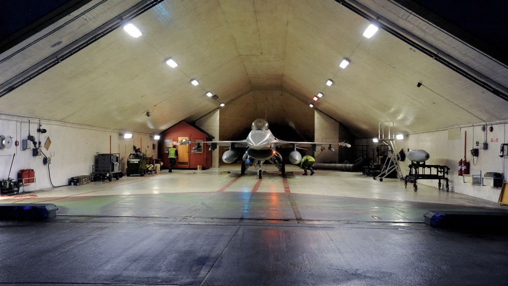 Ørland hovedflystasjon. F16 fly på Ørland 2011. Kampflybase 