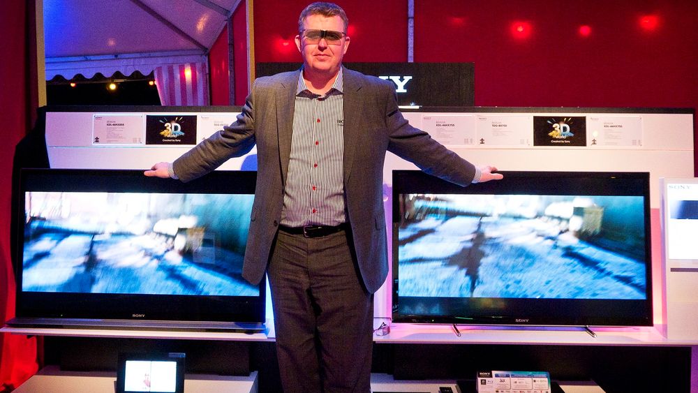 KAN VELGE:Sonys nordiske markedssjef Jonathan White mener selskapet er i en veldig gunstig posisjon som har to nye lysdiodebasert teknologier de kan utnytte som fremtidens TV.