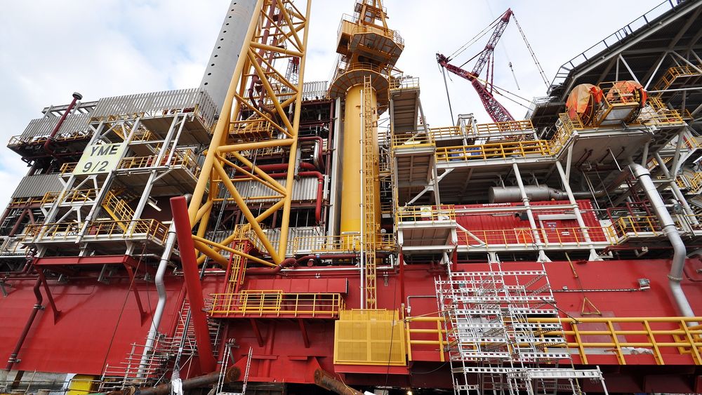 I HARDT VÆR: Ifølge Petroleumstilsynet bryter operatøren Talisman og leverandøren SBM sikkerhetsregelverket på Yme.