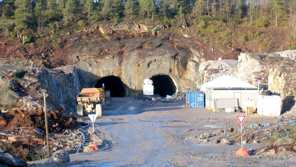 Tunneler: Det ligger mye tunneler og rassikring i budsjettforslaget. Her et arkivbilde fra E18, Grimstad - Kristiansand.