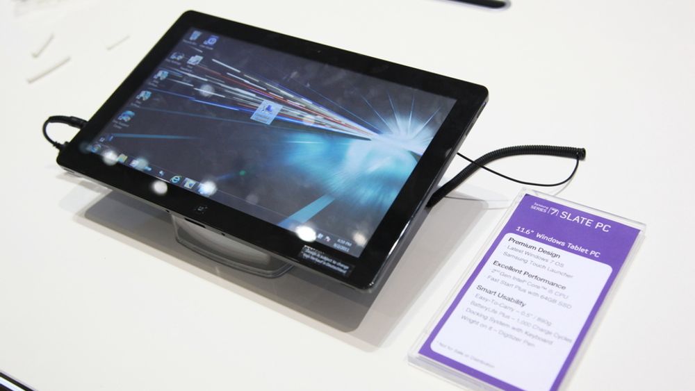IFA 2011] tablet Samsung Slate PC con Windows 7