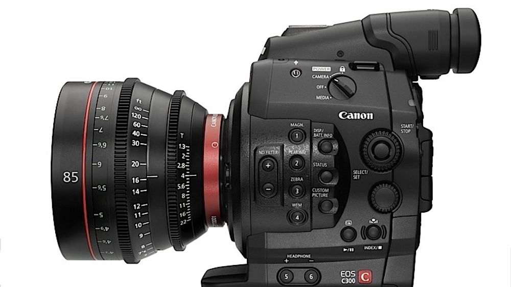 Canons nye C300 skal bli et svært praktisk kamera for profesjonelle videofotografer, med sin smale formfaktor og store utvalg objektiver.