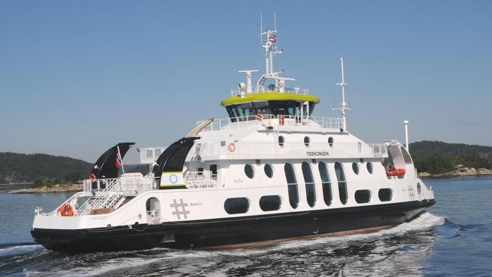 GASSBÅT: Tidekongen, en av fergene som kjører mellom Oslo og Nesodden, går på gass.