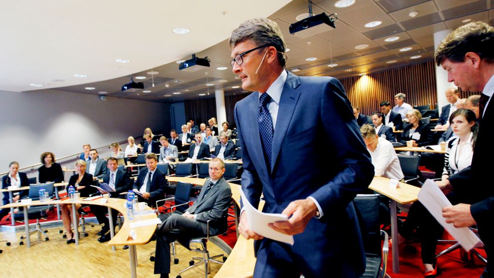 Øyvind Eriksen fortsetter som styreleder i Aker Solutions når selskapet splittes. 