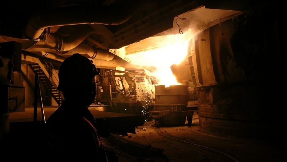 Utslippene fra metallproduksjon har gått sterkt ned de siste årene.