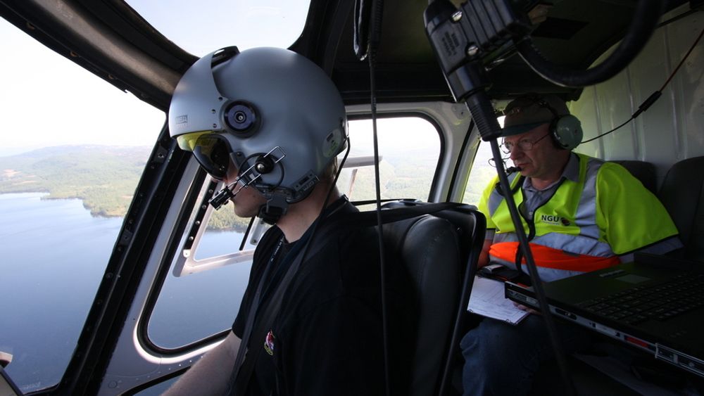 Bildet er tatt da Teknisk Ukeblad var med NGU på geofysisk kartlegging i Mauken-området i Troms i 2011.