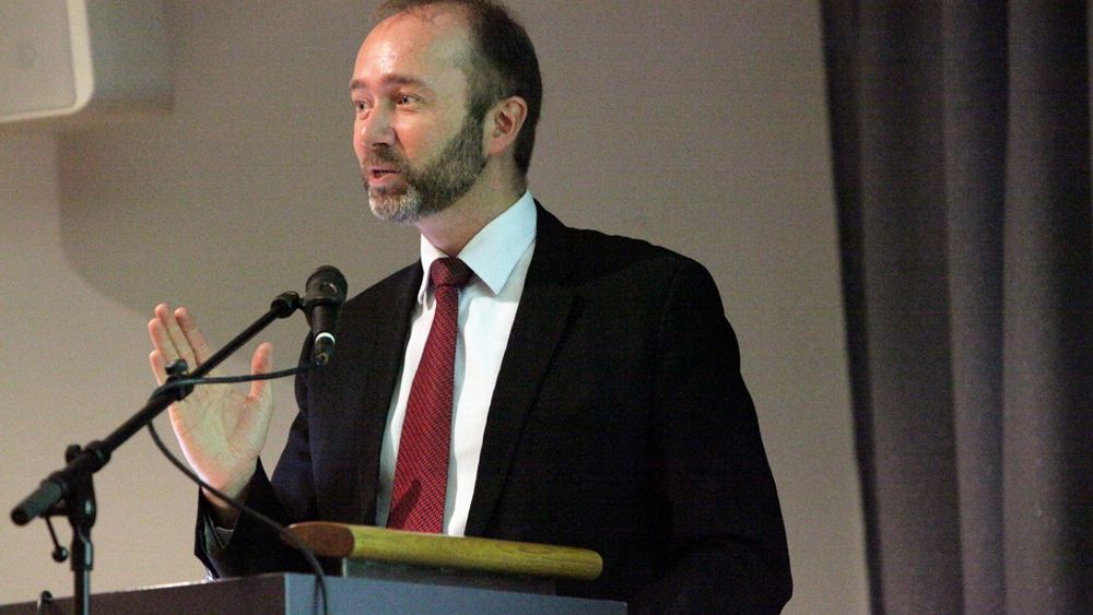 ØNSKER SATSNING: Næringsminister Trond Giske mener Norge nærmest har en forpliktelse til å vinne ut mineraler for å møte verdens råvarebehov.