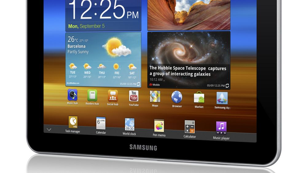 FØRST MED LTE: Samsungs nye nettbrett, Galaxy Tab 8.9 LTE, er først med LTE.