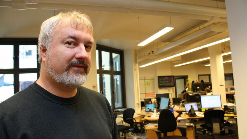 GURUEN: Den amerikanske softwarelegenden Michael Feathers har tilbrakt to uker i Norge, blant annet her hos Finn.no.