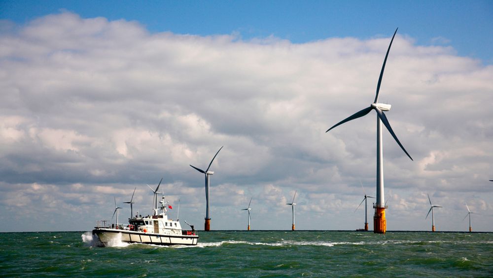 STØRST I VERDEN: Vindparken Thanet utenfor England er verdens største havvindpark med 300 MW installert effekt. Dermed er danske Horns Rev 2 danket ut.