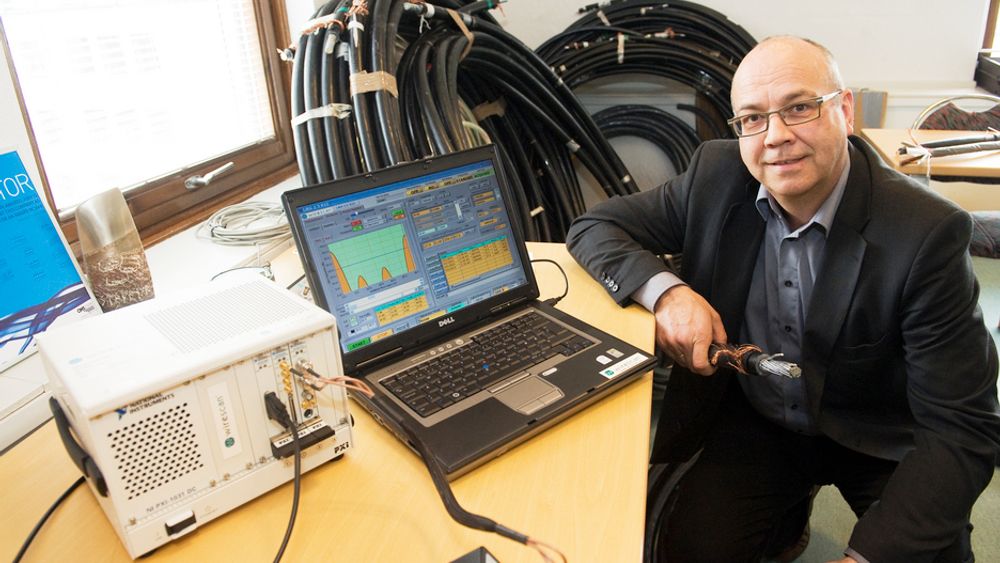 STOLT: Administrerende direktør Per Nossen i Wirescan er glad for å bli nominert til prisen Årets ingeniørbragd.