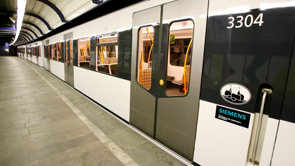 T-BANE KONTRAKT: Oslo Vognselskap skal kjøpe 96 nye vogner til T-banen i Oslo av Siemens.