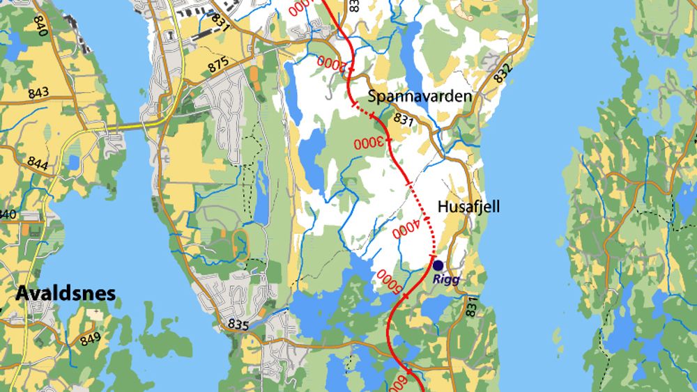 Strekningen Raglamyr-Tuastad er 6,9 km lang og utgjør over halvparten av den vertikale delen av T´en i T-forbindelsen. Vassbakk & Stol har gitt det klart laveste anbudet.