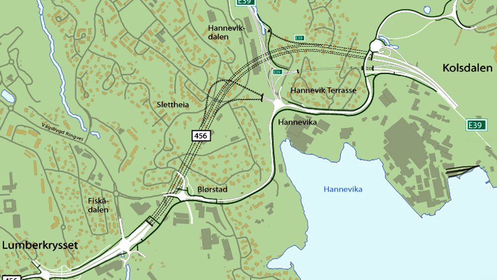 Nå er det ingen tvil om at arbeidsfellesskp mellom NCC og Repstad får en kontrakt verd nesten 600 millioner kroner på fylkesveg 456, også kjent som Vågsbygdveien. Klagefristen gikk ut 21. juni.