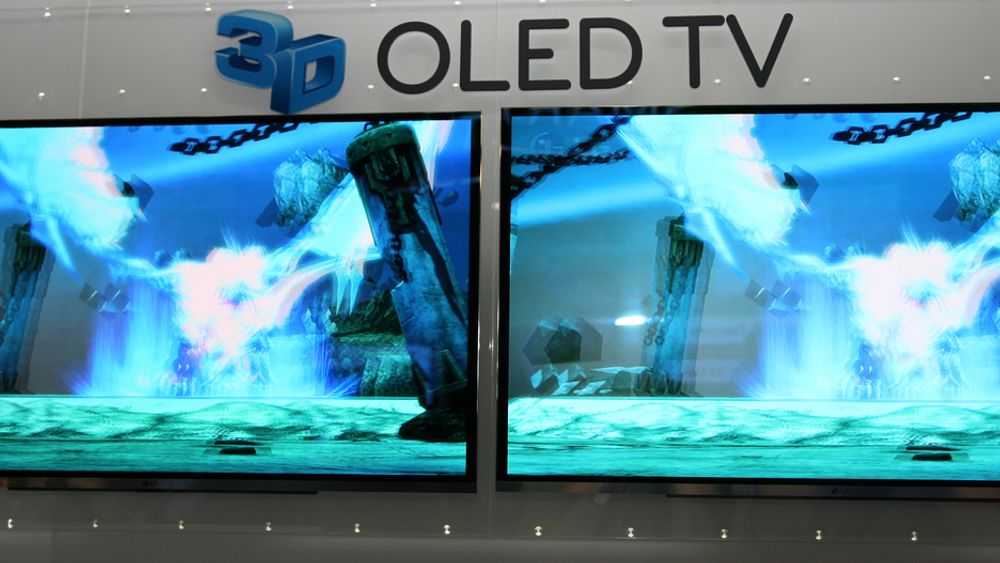 IFA. LGs nye OLED-TV tar mindre plass enn et bilde på veggen.