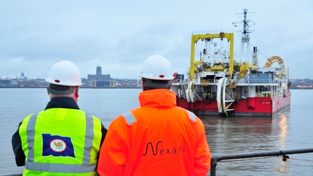 INSTALLERER: Nexans Skagerrak skal installere sjøkabelen når den blir ferdig produsert i Halden.