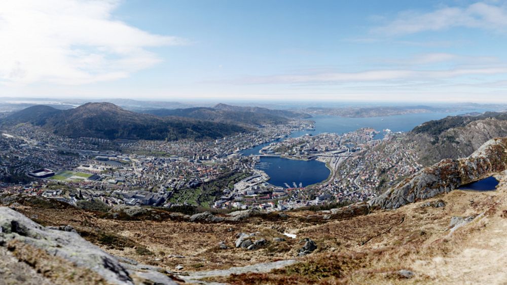 BERGEN: Superfotograf Eirik Helland Urke har besøkt Bergen med sin gigapikselteknikk.