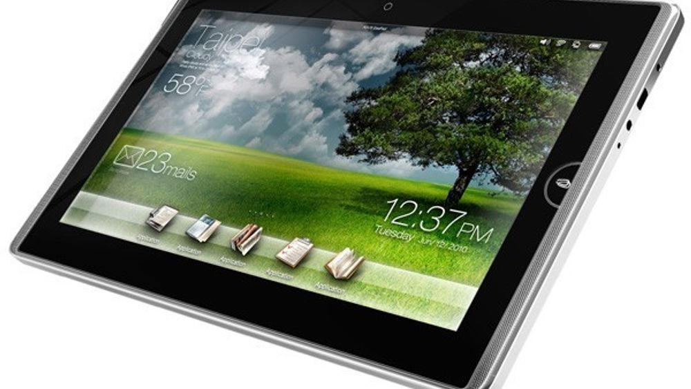Asus Eee Pad kan kanskje gjøre iPad-skeptikerne til lags: Den kjører nemlig Windows 7 og støtter dermed Adobes Flash-format.