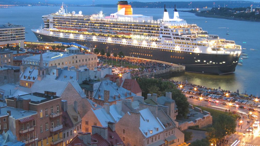 NY MILLIARDKONTRAKT: Queen Mary 2 er bygget ved det franske verftet Saint Nazaire, hvor Aker Yards nå skal bygge nok et cruiseskip for MSC Muisica Class Cruises.
Chantiers de l'Atlantique sto bak Queen Mary II.