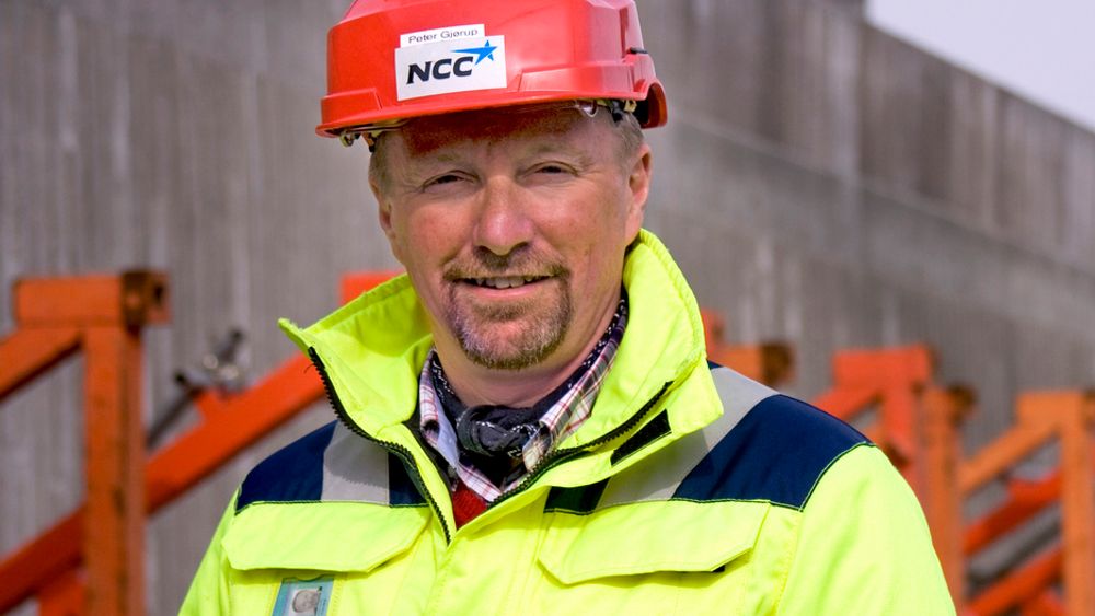 OPP: Både ordrereservene og inntjeningen går opp, men omsetningen har falt noe fra i fjor for Peter Gjørup, administrerende direktør for NCC.