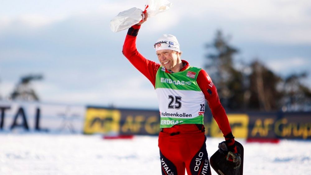 SEIERSVILJE: Halvard Hanevold og Norges Skiskytterforbund har inngått millionkontrakt med AF Gruppen. Eliteutøvere og trenere skal hjelpe entpreprenøren med prestasjoner og vinnervilje.