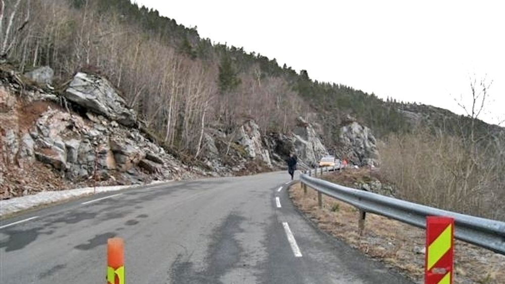 I dette området kommer vestre påhugg til Målvikhammartunnelen.