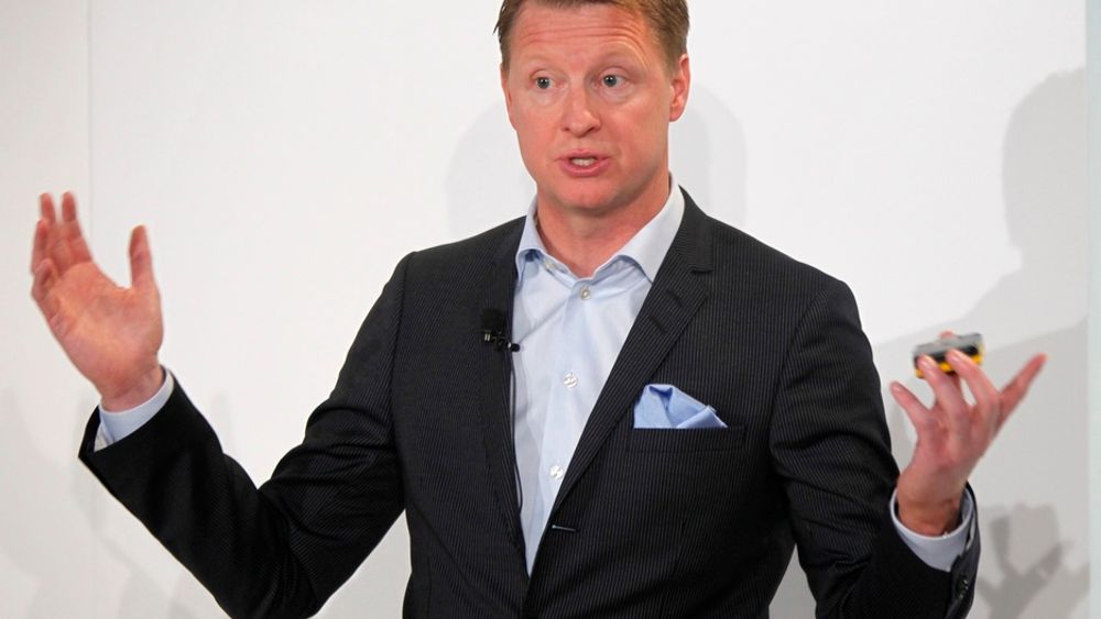 KUTTER: Ericssons administrerende direktør Hans Vestberg har bestemt at utviklingsavdelingene skal kuttes. Det rammer 120 ansatte i Asker.