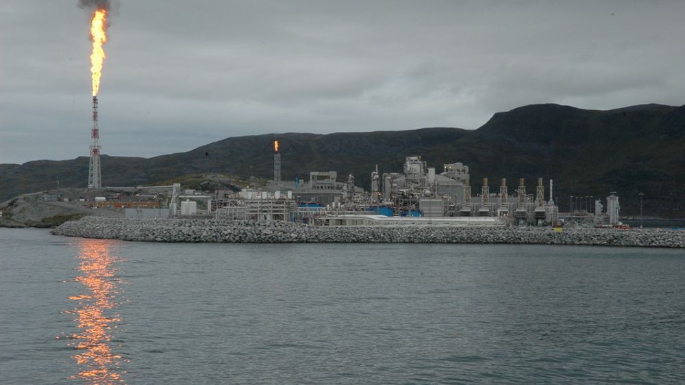 STARTVANSKER: LNG-anlegget på Melkøya får hovedskylden for at norske klimautslipp igjen er på vei oppover.