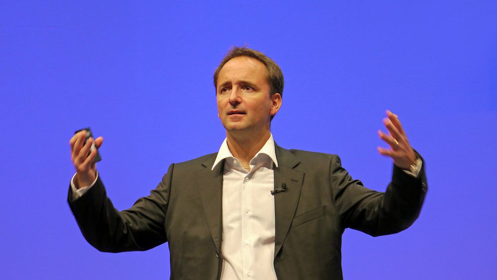 RASKERE:Danske Jim Hagemann Snabe, som sitter i SAPs ledergruppe og jobber med teknologiutvikling og teknologi lover veldig mye raskere forretingsapplikasjoner i fremtiden etterhvert som selskapet tar i bruk ny minneteknologi.