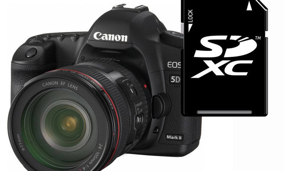 Det nye SDXC-formatet kan nå 2.000 GB lagringskapasitet. Formatet skal la forbrukerne nå kameraenes sanne potensial, mener Canon.