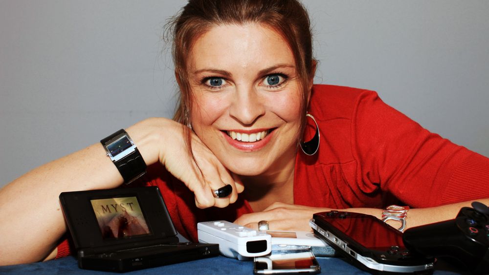 Programleder Hanne Kari Fossum i NRks nye programserie Tekno, som legges ut til nedlasting i HD.