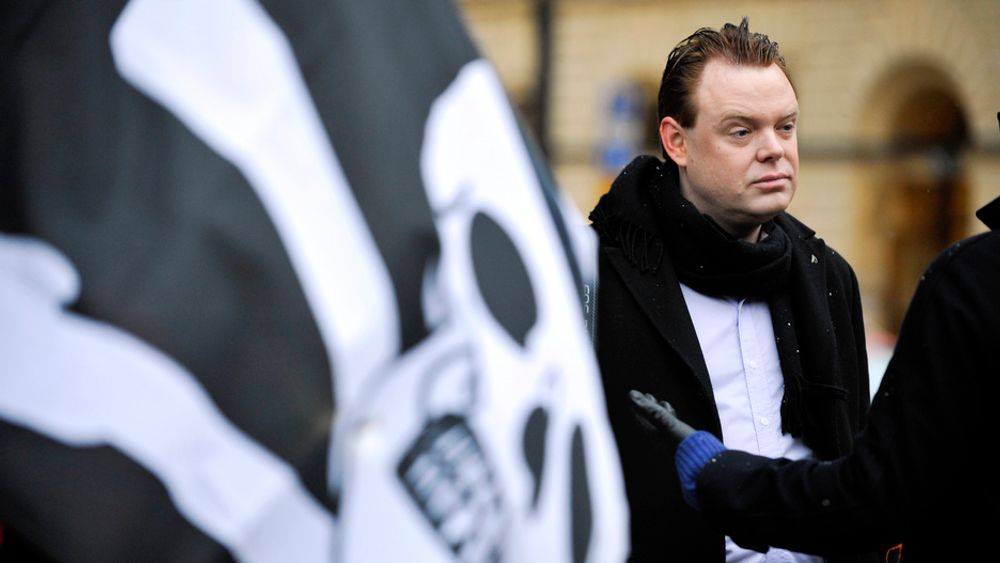 Piratpartiets partileder Rick Falkvinge. Foto: Bertil Ericson / SCANPIX