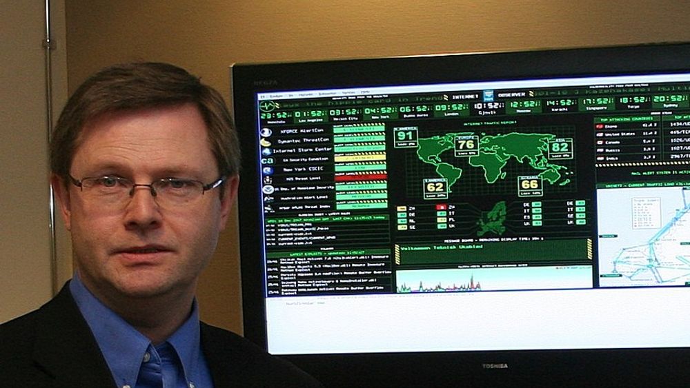 TRENE MER: Daglig leder Morten Schjelderup og resten av aktørene i Security Valley får trene mer på simulerte datakriser med den ekstra potten fra FAD.
