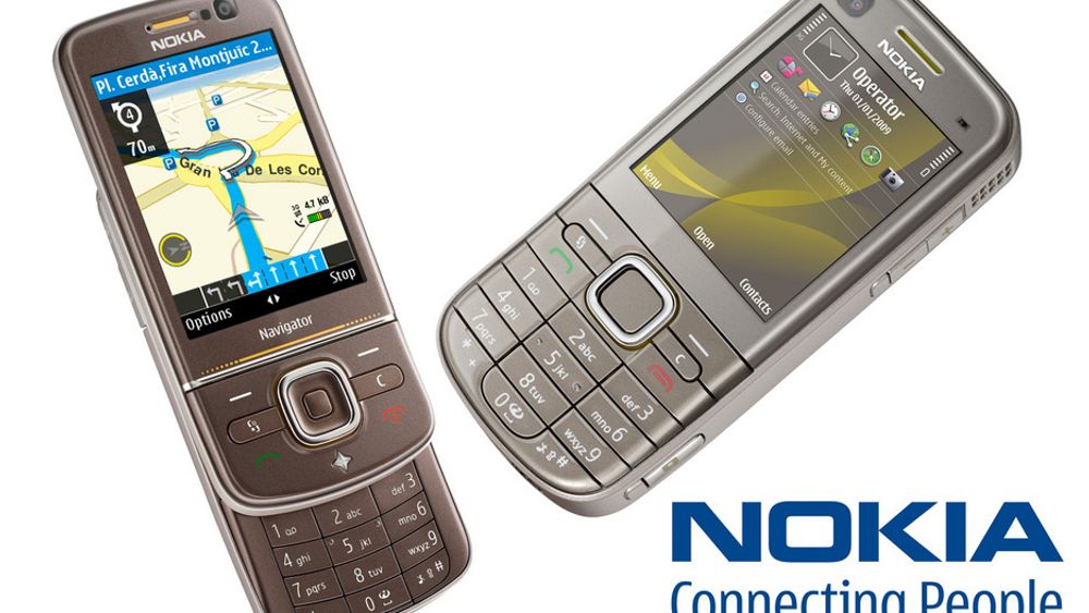 Nokia lanserer to nye telefoner; 6710 Navigator (t.v.) og 6720 Classic.