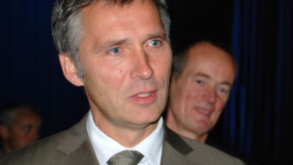 Jens Stoltenberg åpnet den nye fornybarmessen Scan-REF i dag.