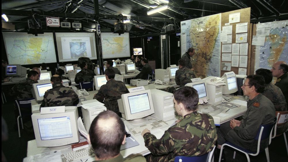 HOVEDKVARTER: Forsvaret og Geodata AS har undertegnet en rammeavtale for bruk av geografiske informasjonssystem (GIS). Forsvar i nettverk er på vei. FOTO: US ARMY