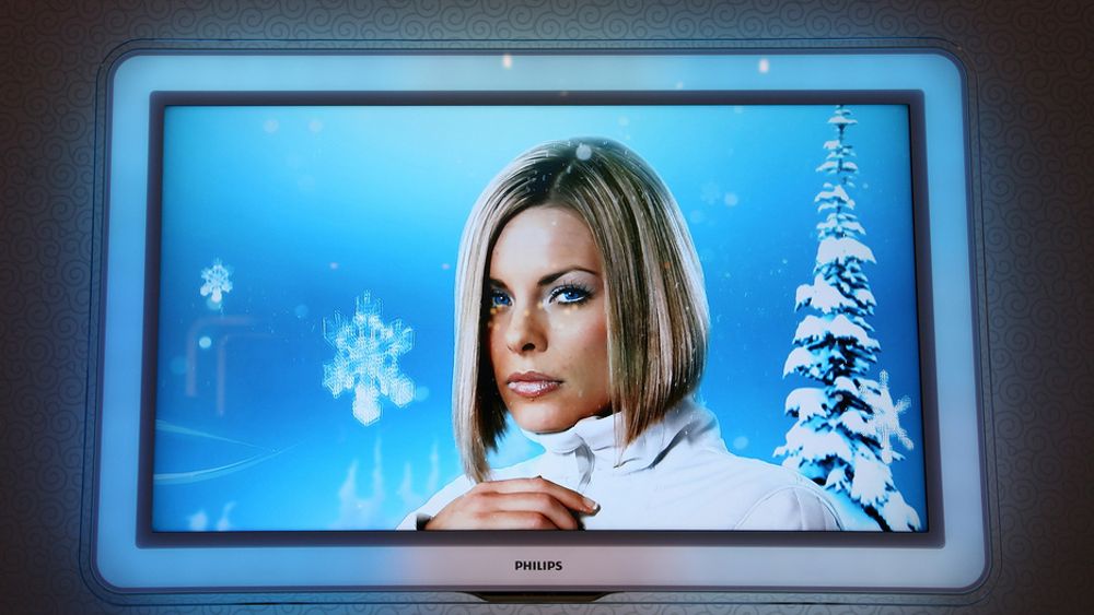 Norge er hekta på HDTV. Her Philips' Aurea-TV.