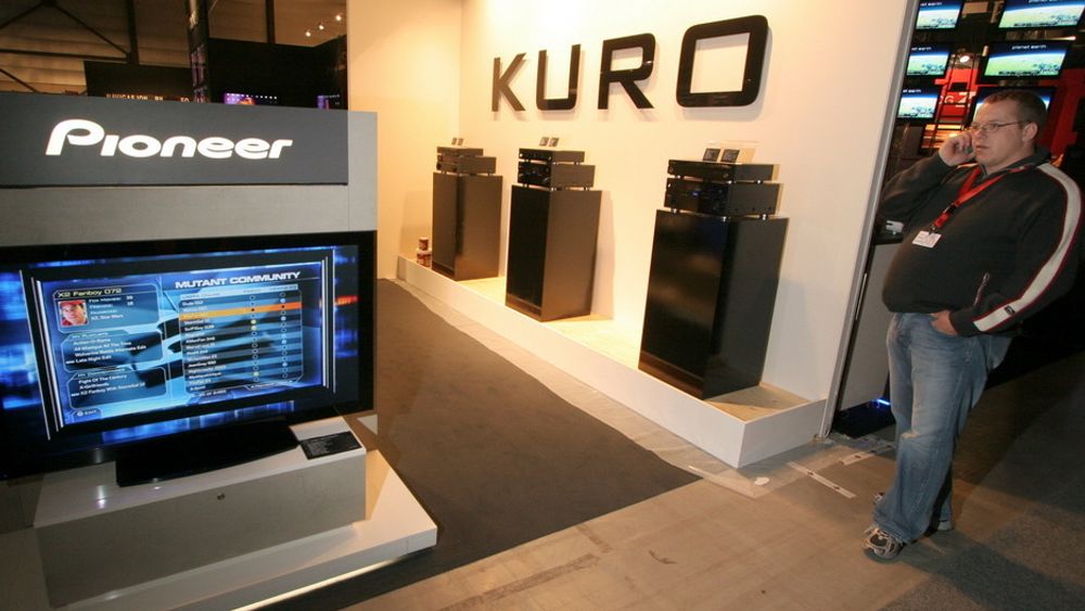 ILLE: Pioneers plasmavinner Kuro kan forsvinne fra markedet.