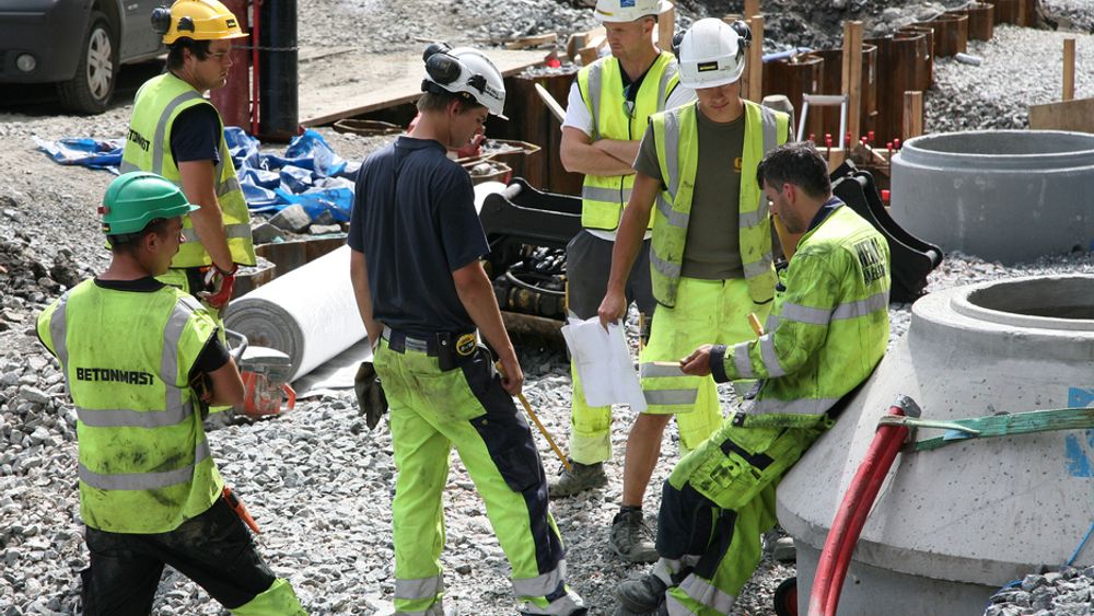 Bemanningsplanene er størst i byggenæringen. 