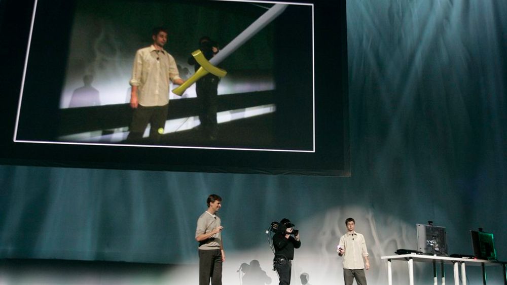 Sony demonstrerer sin nye bevegelsessensor på spillmessen E3.