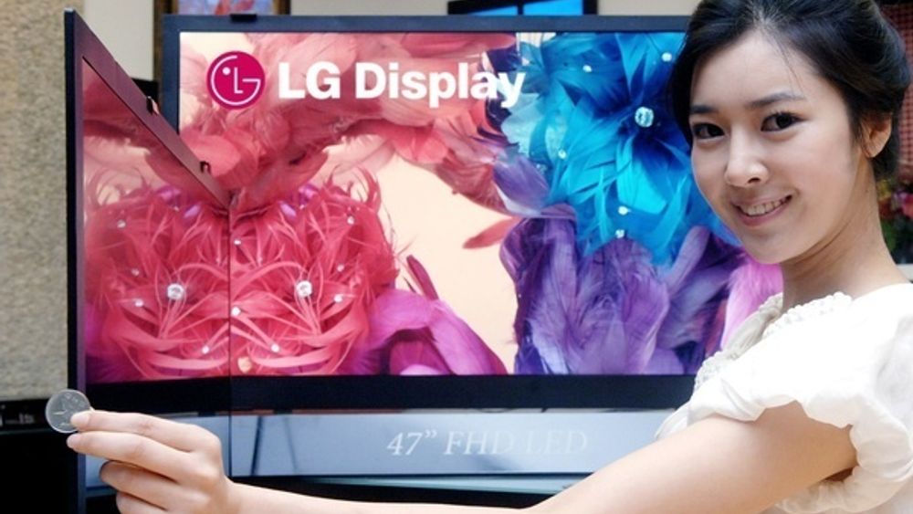 LGs nye TV-er er kun 5,9 millimeter tykke.