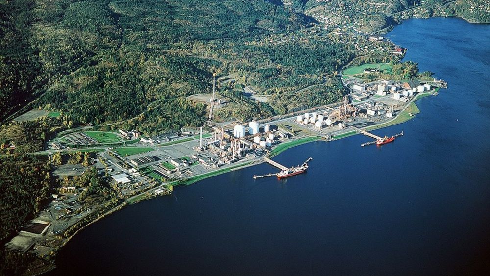 Her på Ineos' industriområde på Rafnes skal Puralube Nordic etablere sitt nye reraffineringsanlegg for spillolje.