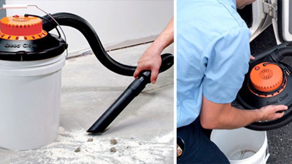 BUCKET VAC: Med denne støvsugeren kan du rydde unna opp til 20 liter smuss uten å bytte pose.